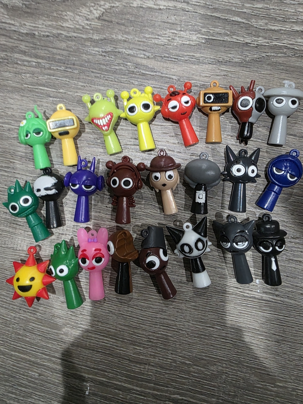 24pcs set Sprunki Model Toy Game Action Figures Toy Birthday Gift